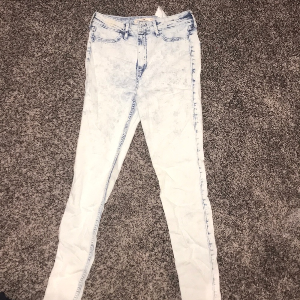 high waisted hollister jeans